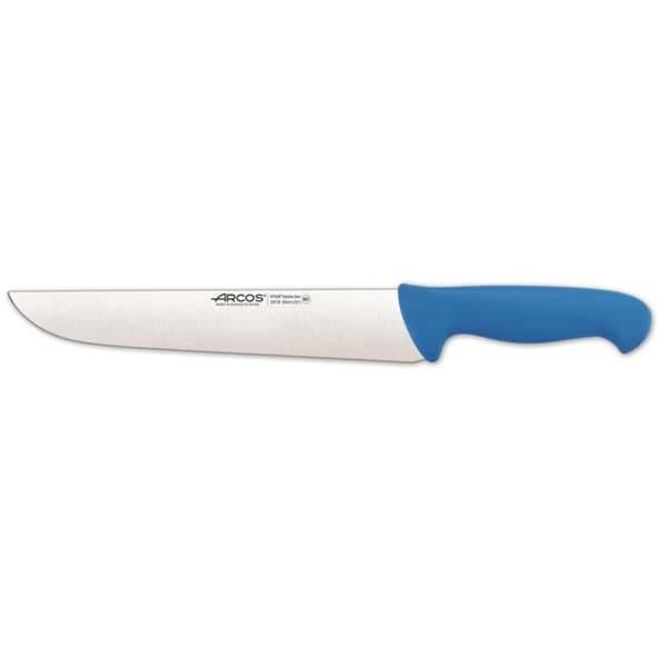 Slaktkniv Arcos Color - Prof 291823 i Nitrum rostfritt stål och blå polypropen mango ergonomisk med 25 blad