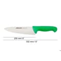 Miniatyrbild 2 av 2: Kockkniv Arcos Color - Prof 292121 i Nitrum rostfritt stål och mangogrön polypropen ergonomisk med 20 cm blad,