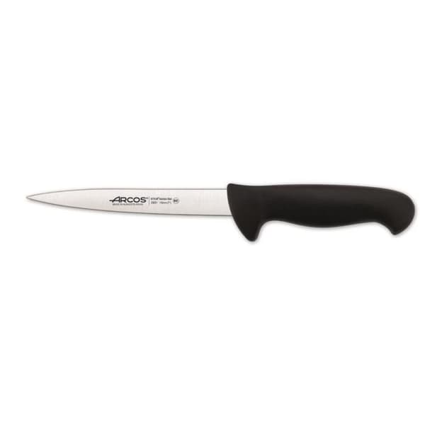 Arcos Color Sole Knife - Prof 293125 med Nitrum rostfria stålfickor och mangosvarta polypropen ergonomiska fickor