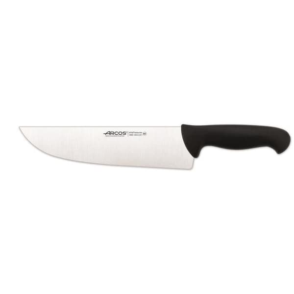 Slaktkniv Arcos Couleur - Prof 296025 rostfritt stål Nitrum och mango ergonomiskt blad i svart polypropen och blad av