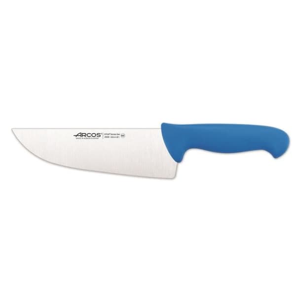 Slaktkniv Arcos Couleur - Prof 295923 i Nitrum rostfritt stål och blå polypropen mango ergonomisk med blad på 20