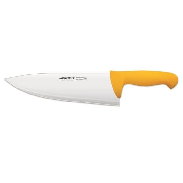 Slaktkniv Arcos Color - Prof 296800 rostfritt stål Nitrum och mango Ergonomiskt gult polypropenblad 27,5 cm