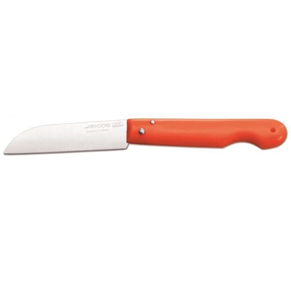 Arcos 485329 professionell kniv i NITRUM® rostfritt stål, röd polypropen mango och 8,5 cm blad i kartong