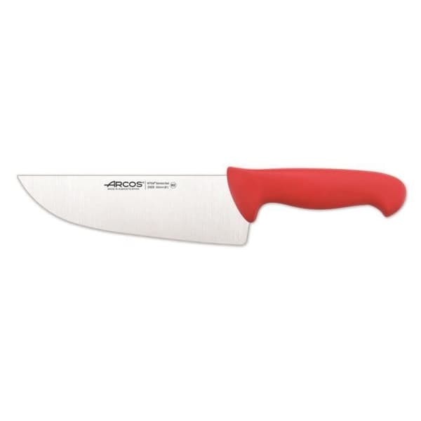 Slaktkniv Arcos Color - Prof 295922 rostfritt stål Nitrum och mango ergonomiskt blad i röd polypropen och blad