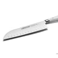 Miniatyrbild 3 av 5: Smidd Santoku kniv honeycomb blad 18cm Riviera White Arcos - Rostfritt stål - Skär