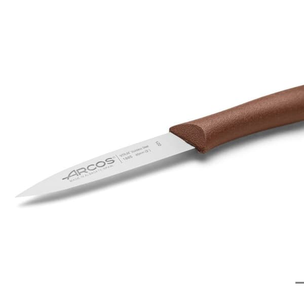 Mondador Arcos Nova 188528 kniv i Nitrum rostfritt stål och polypropen mango, 8,5 cm brunt blad med bladskydd