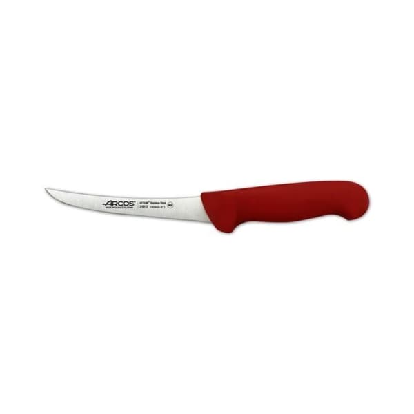 Arcos 2900- Prof 291222 Semi-flexibel urbeningskniv med Nitrum rostfria stålfickor och ergonomisk röd polypropen