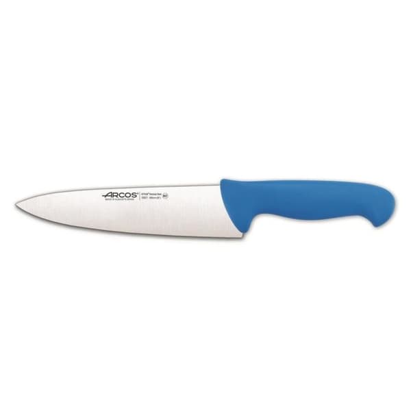 Kockkniv Arcos Color - Prof 292123 i Nitrum rostfritt stål och blå polypropen mango ergonomisk med 20 cm blad,