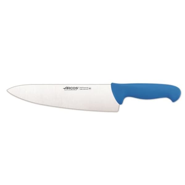 Kockkniv Arcos Color - Prof 290823 i Nitrum rostfritt stål och blå polypropen mango ergonomisk med 25 cm blad,
