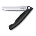 Miniatyrbild 1 av 4: Fällbar kökskniv 11 cm slät blad Victorinox svart