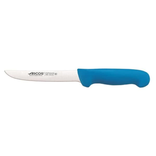 Urbeningskniv Arcos Couleur - Prof 294523 i rostfritt stål Nitrum och mango Ergonomiskt blad i polypropen blåblått och