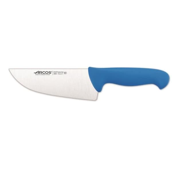 Slaktkniv Arcos Color - Prof 295823 i rostfritt stål Nitrum och mango Ergonomisk blå polypropen med blad på 17