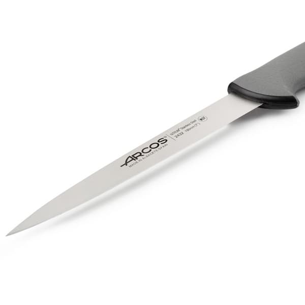 Halvflexibel filékniv Arcos Color - Prof 243200 rostfritt stål Nitrum och mango polypropen ergonomisk och blad 19