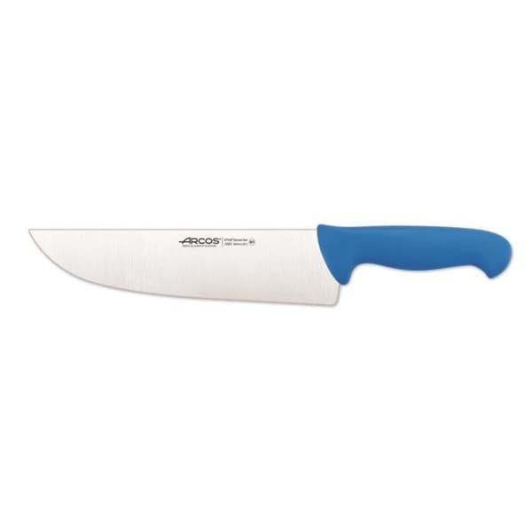 Slaktkniv Arcos Color - Prof 296023 rostfritt stål Nitrum och mango ergonomiskt blad i blå polypropen och blad av