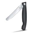 Miniatyrbild 2 av 4: Fällbar kökskniv 11 cm slät blad Victorinox svart
