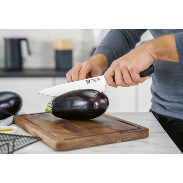 ZWILLING Now S - Knivblock (4 delar) - Rostfritt stål / Gummiträ - Svart