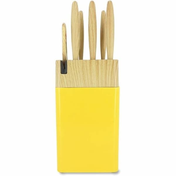 Veitsisetti Menastyl Keltainen polypropeeni 6 Kappaletta (6 osaa)