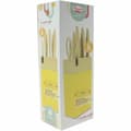 Pikkukuva 2 / 6: Veitsisetti Menastyl Keltainen polypropeeni 6 Kappaletta (6 osaa)