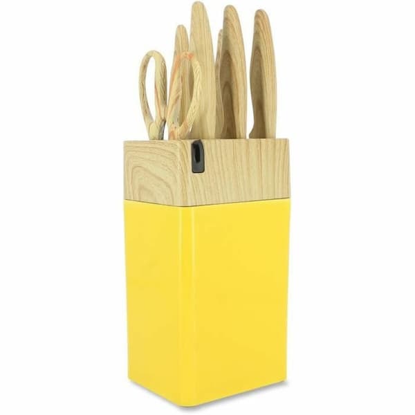Veitsisetti Menastyl Keltainen polypropeeni 6 Kappaletta (6 osaa)