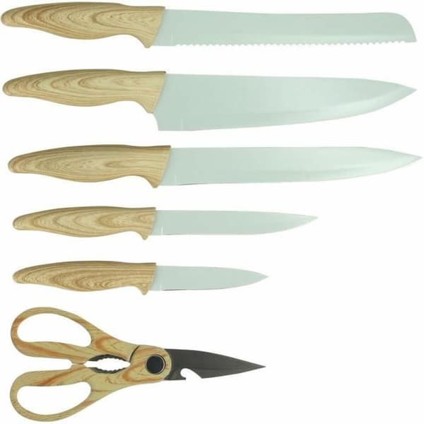 Knivsett Menastyl polypropylen Grønn 6 Deler (6 enheter)