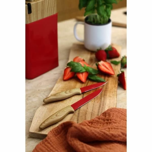 Veitsisetti Menastyl polypropeeni Pinkki 6 Kappaletta (6 osaa)