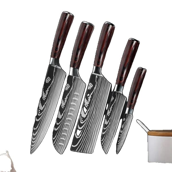 Kockknivset, rostfria blad, mångsidiga köksverktyg,ADGEF