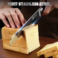 Miniatyrbillede 3 af 4: Japansk Kokkekniv, 20 cm Klinge Længde, Høj-Kulstof Stål, Behageligt Træhåndtag