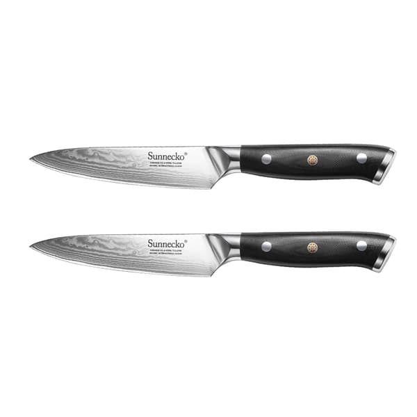 Damaskus Universalkniv, VG10 Stålblad, G10 Håndtag,D-2PCS SÆT