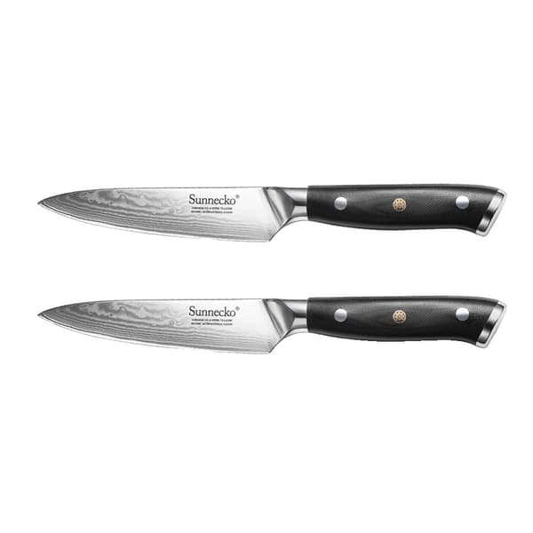 Damaskus Universalkniv, VG10 Stålblad, G10 Håndtag,D-2PCS SÆT