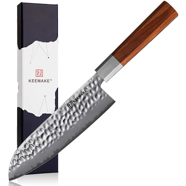 Kök Knivset, 7-tums Nakiri Kniv, 7-tums Santoku Kniv, Ergonomisk Design,7 Tum Santoku Kniv