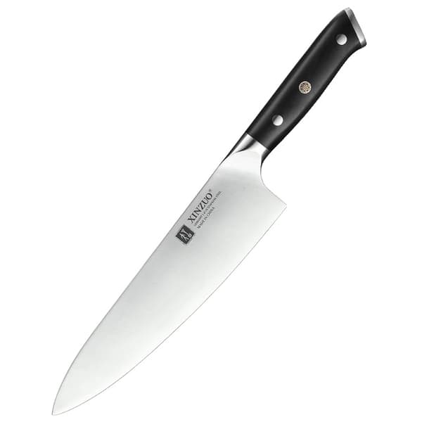 Kokkekniv, højtkarbon rustfrit stål, ibenholt håndtag, Kniv