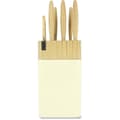 Miniatyrbillede 3 af 6: 6-delt knivblok - MENASTYL - 5041063 - Keramisk blad - Polypropylen - Cremefarvet