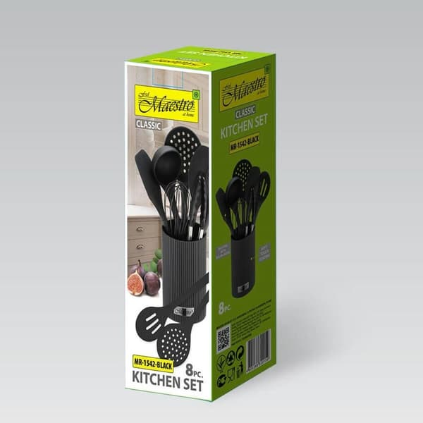 Sæt med køkkenknive og holder Feel Maestro MR-1542-BLACK