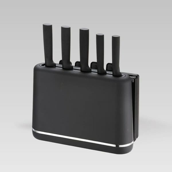 Sæt med køkkenknive og holder Feel Maestro MR-1412-BLACK