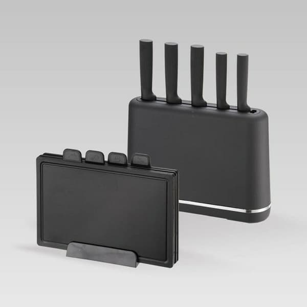 Sæt med køkkenknive og holder Feel Maestro MR-1412-BLACK