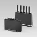 Miniatyrbillede 4 af 9: Sæt med køkkenknive og holder Feel Maestro MR-1412-BLACK
