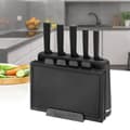 Miniatyrbillede 7 af 9: Sæt med køkkenknive og holder Feel Maestro MR-1412-BLACK