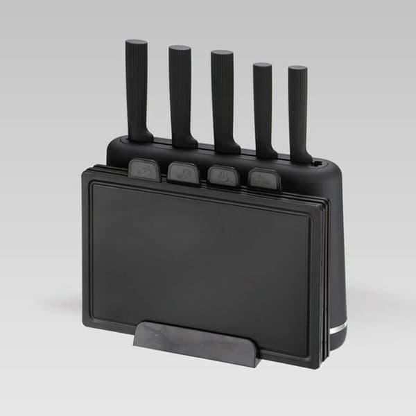 Sæt med køkkenknive og holder Feel Maestro MR-1412-BLACK