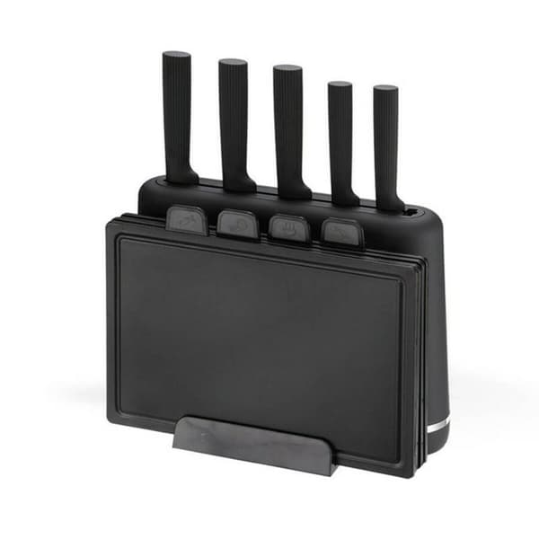 Sæt med køkkenknive og holder Feel Maestro MR-1412-BLACK
