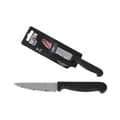 Miniatyrbillede 3 af 3: Skrællekniv Quttin Laser Sort Sølvfarvet Rustfrit stål 8,5 cm (36 Enheder)