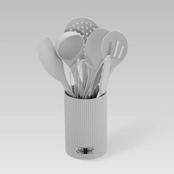 Sæt med køkkenknive og holder Feel Maestro MR-1542-GREY