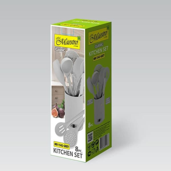 Sæt med køkkenknive og holder Feel Maestro MR-1542-GREY