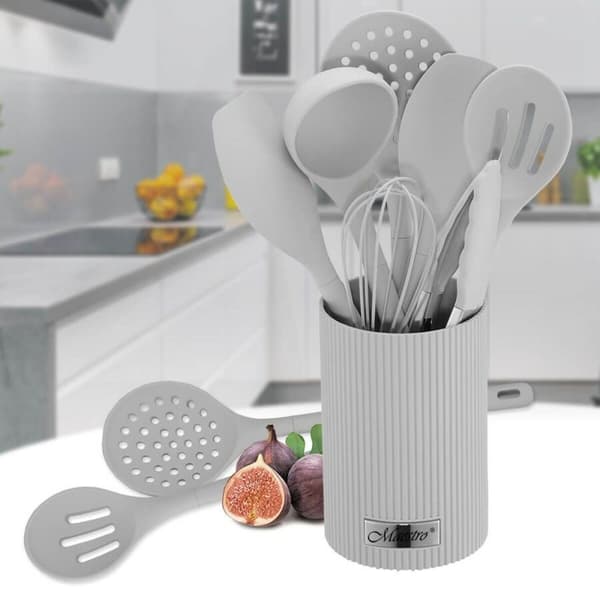 Sæt med køkkenknive og holder Feel Maestro MR-1542-GREY