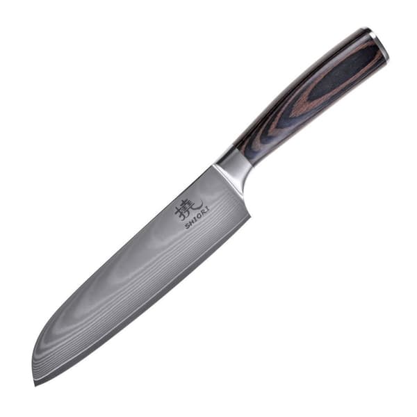 Shiori 3-sæt Chairo Shōto + Santoku + Sifu - sæt med tre Damaskus stålknive