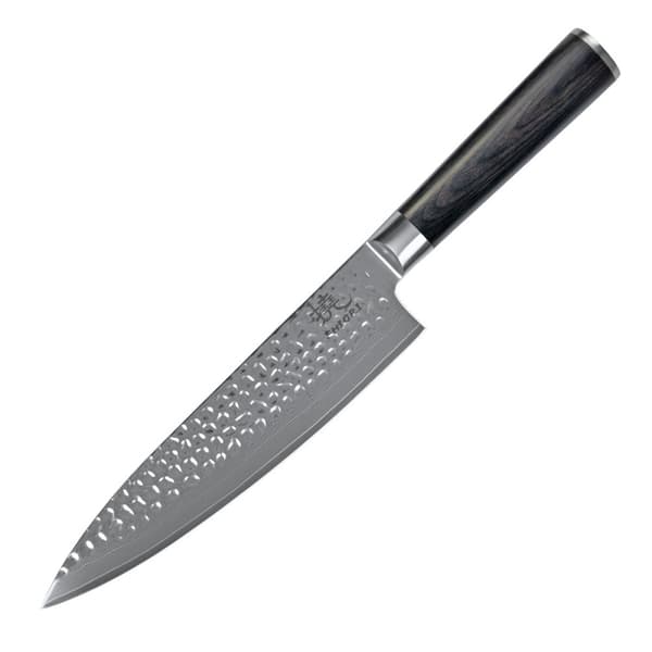 Shiori 3-setti 撓 Kuri Murō + Santoku + Sifu - kolmen Damaskoksen teräsveitsen sarja
