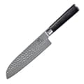 Pikkukuva 5 / 9: Shiori 3-setti 撓 Kuri Murō + Santoku + Sifu - kolmen Damaskoksen teräsveitsen sarja