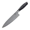 Pikkukuva 3 / 11: Shiori 3-setti 撓 Kuro Murō + Santoku + Sifu - kolmen damaskoksen teräsveitsen sarja