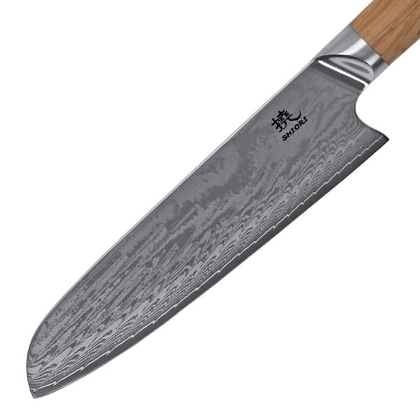 Shiori 撓 Orību Santoku - en universel, multifunktionel kokkekniv