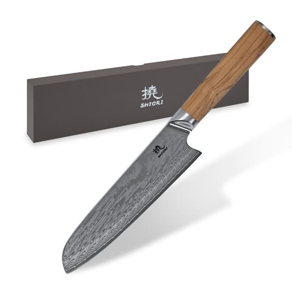 Shiori 撓 Orību Santoku - en universel, multifunktionel kokkekniv