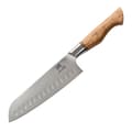 Miniatyrbild 2 av 4: Shiori 撓 Shibuki Santoku - universell, multifunktionell kockkniv gjord av 14C28N sandvik stål